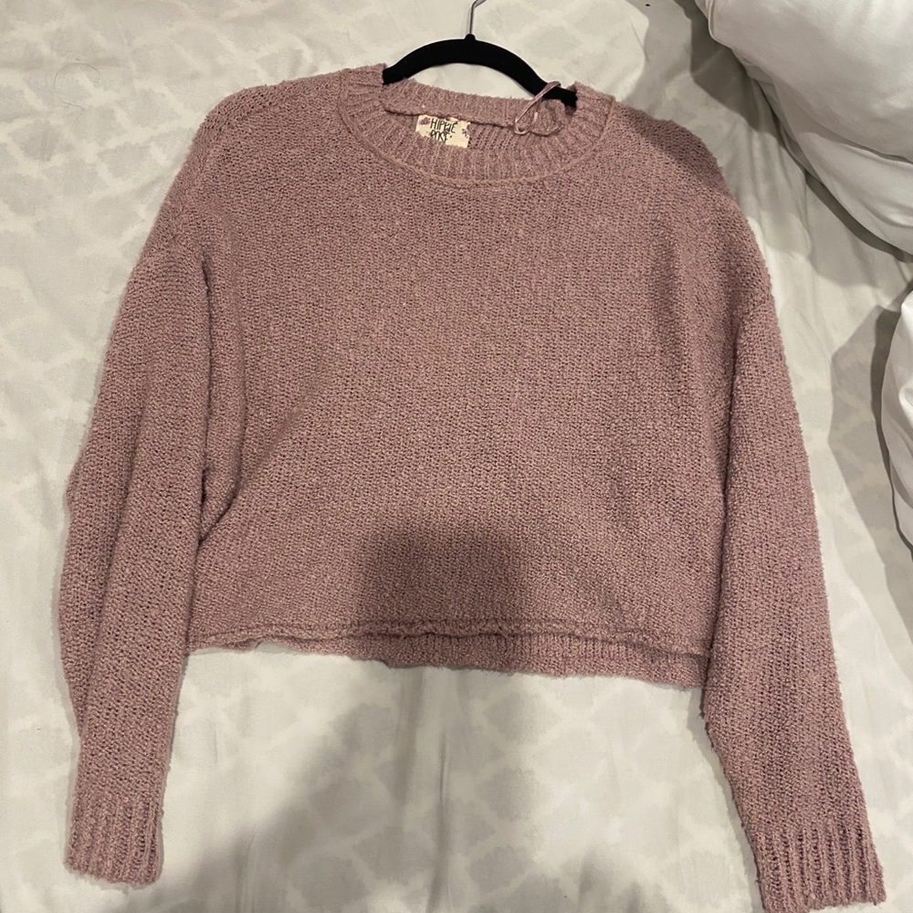 Pink soft sweater